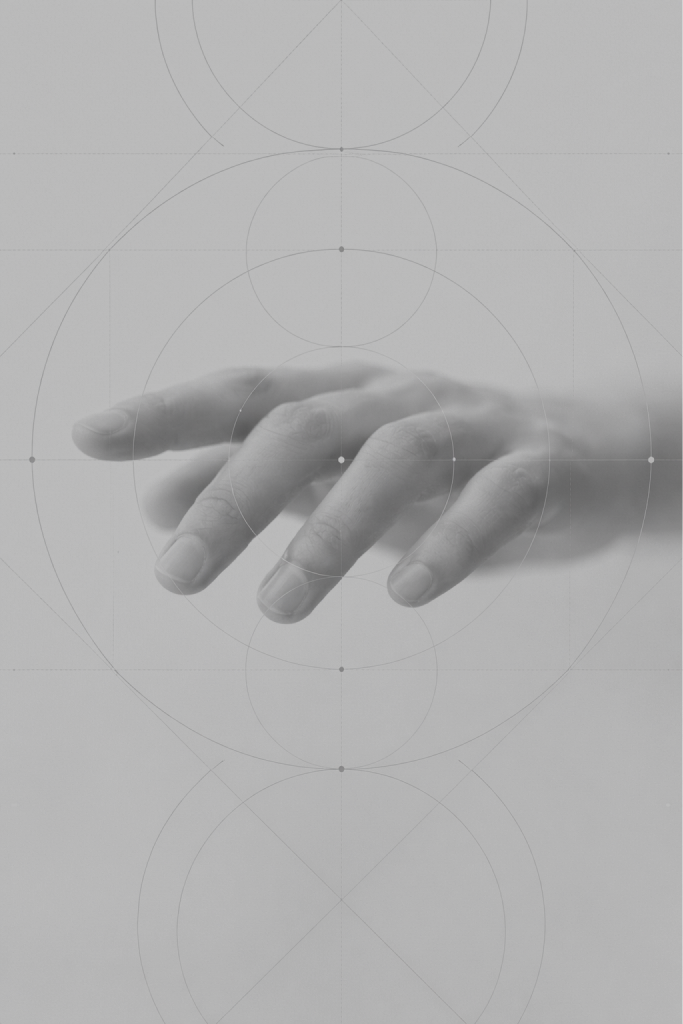 An abstract sculptural form