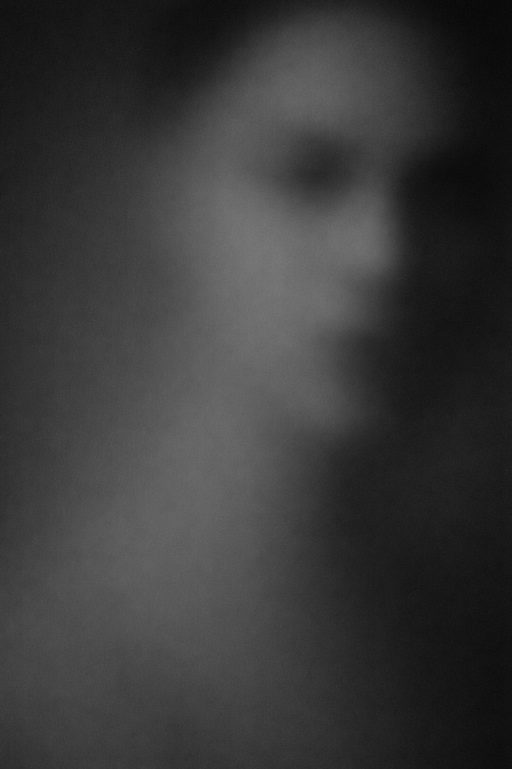 A sculptural fashion silhouette against a pale backdrop
